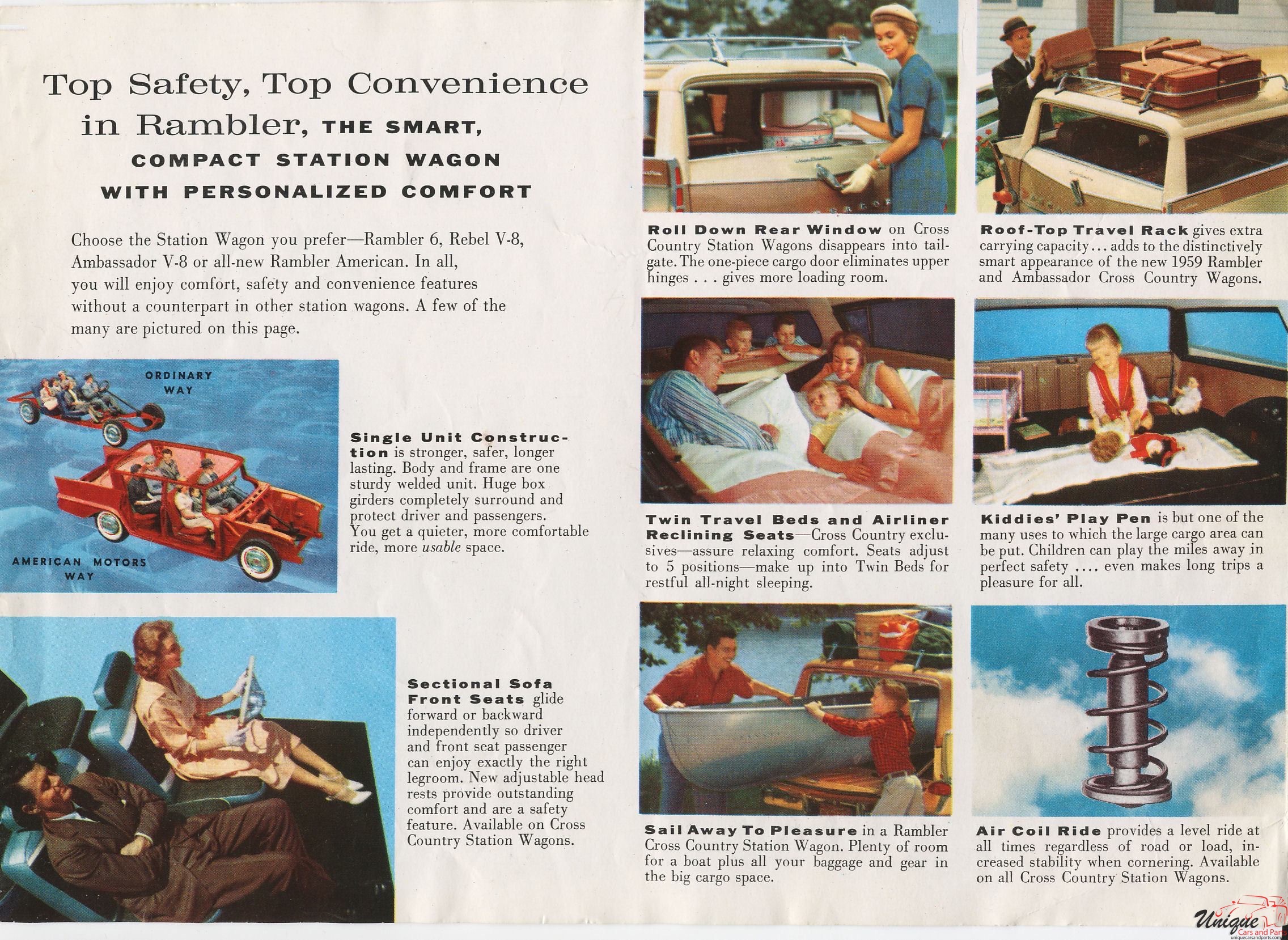 1959 AMC Rambler Wagons Brochure Page 4